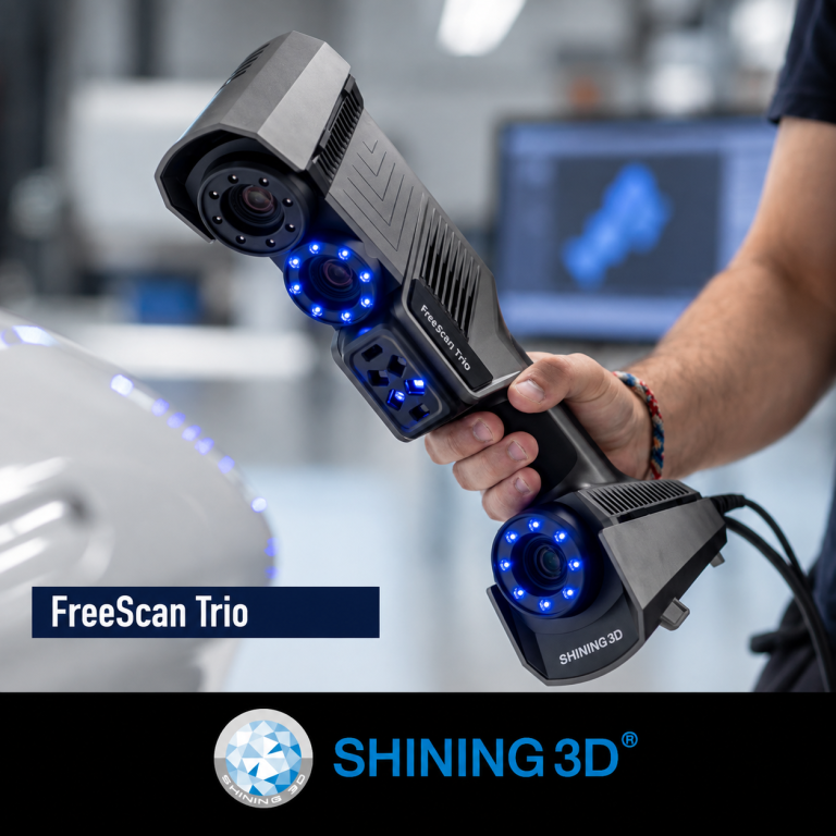 Shining 3D FreeScan Trio en uso